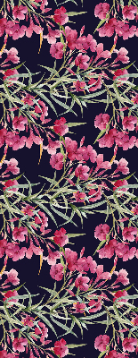 Fenster Rollo mit exotischem Blumenmuster