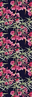 Fenster Rollo mit exotischem Blumenmuster