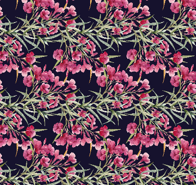 Fenster Rollo mit exotischem Blumenmuster