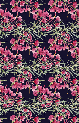 Fenster Rollo mit exotischem Blumenmuster
