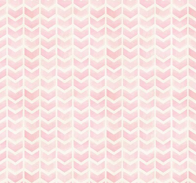 Verdunkelungsrollo in Rosa mit Zickzackmuster