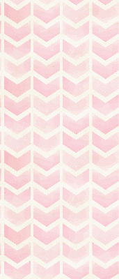 Verdunkelungsrollo in Rosa mit Zickzackmuster