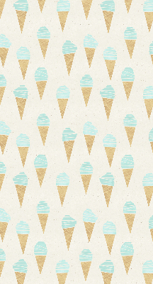 Verdunkelungsrollo mit Motiv Eiscreme in der Waffel