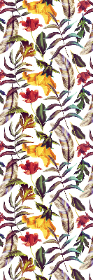 Rollo lichtundurchlässig mit buntem Blumenmuster