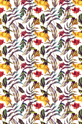 Rollo lichtundurchlässig mit buntem Blumenmuster