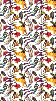 Rollo lichtundurchlässig mit buntem Blumenmuster