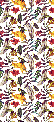 Rollo lichtundurchlässig mit buntem Blumenmuster