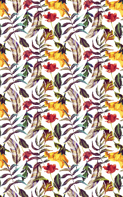 Rollo lichtundurchlässig mit buntem Blumenmuster