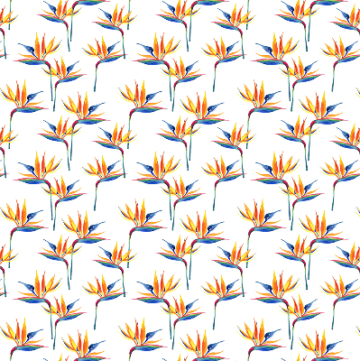Rollo lichtundurchlässig mit buntem Blättermotiv