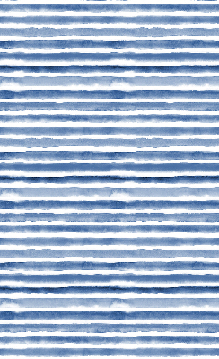 Rollo lichtundurchlässig mit aufgemalten blauen Streifen