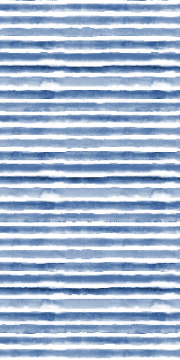 Rollo lichtundurchlässig mit aufgemalten blauen Streifen