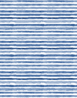 Rollo lichtundurchlässig mit aufgemalten blauen Streifen