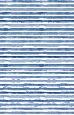 Rollo lichtundurchlässig mit aufgemalten blauen Streifen