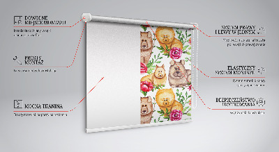 Fenster Rollo mit Motiv 