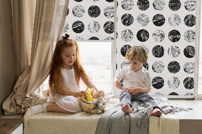 Fenster Rollo mit Granitmotiv