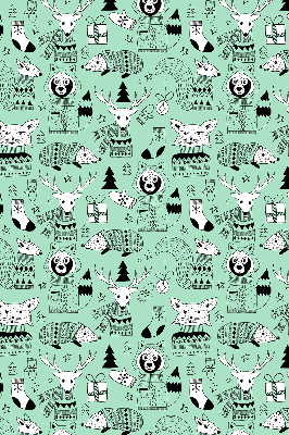 Rollo lichtundurchlässig mit Motiv „Wintertiere”