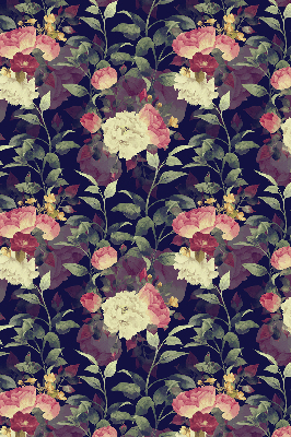 Verdunkelungsrollo mit Blumenmuster