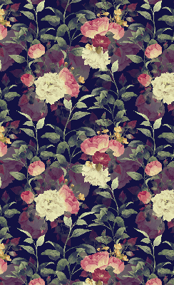 Verdunkelungsrollo mit Blumenmuster