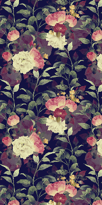 Verdunkelungsrollo mit Blumenmuster