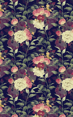 Verdunkelungsrollo mit Blumenmuster