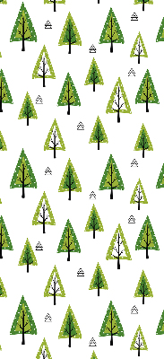 Rollo lichtundurchlässig mit gezeichnetem Waldmotiv