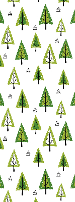 Rollo lichtundurchlässig mit gezeichnetem Waldmotiv