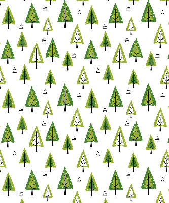 Rollo lichtundurchlässig mit gezeichnetem Waldmotiv