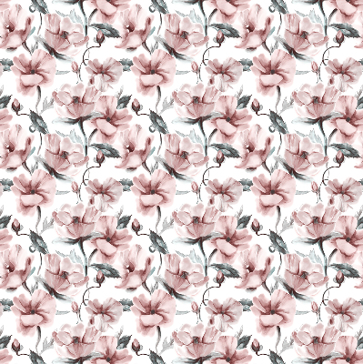 Verdunkelungsrollo mit rosa Blütenmuster