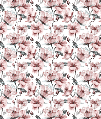 Verdunkelungsrollo mit rosa Blütenmuster