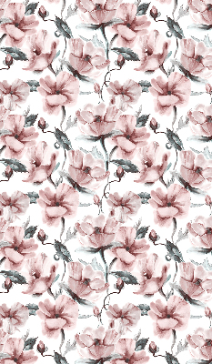 Verdunkelungsrollo mit rosa Blütenmuster