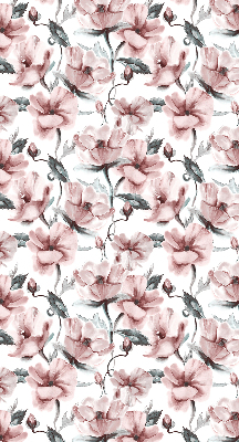 Verdunkelungsrollo mit rosa Blütenmuster