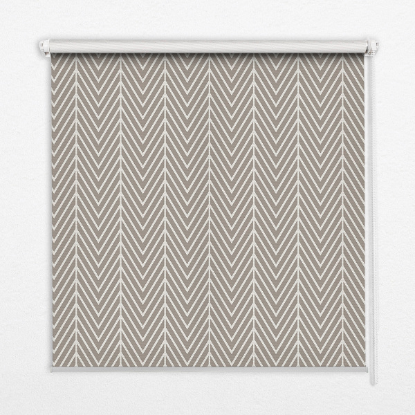 Fenster Rollo mit Tannenmuster
