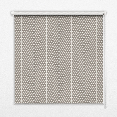 Fenster Rollo mit Tannenmuster