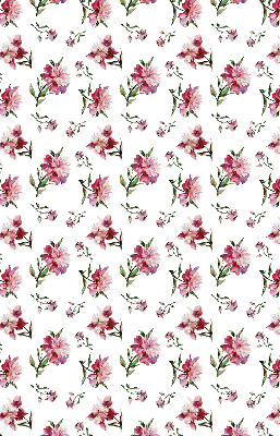 Rollo lichtundurchlässig mit rosa Blumenmuster
