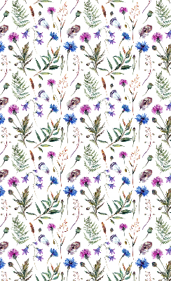 Verdunkelungsrollo mit buntem Blumenmuster