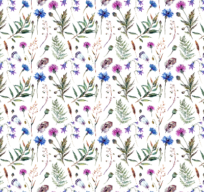 Verdunkelungsrollo mit buntem Blumenmuster