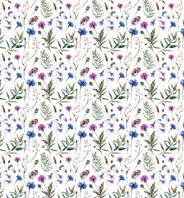 Verdunkelungsrollo mit buntem Blumenmuster