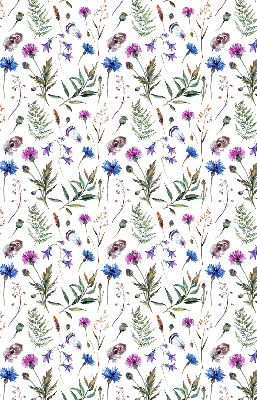 Verdunkelungsrollo mit buntem Blumenmuster