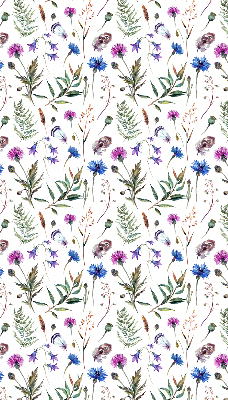 Verdunkelungsrollo mit buntem Blumenmuster