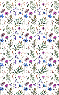 Verdunkelungsrollo mit buntem Blumenmuster