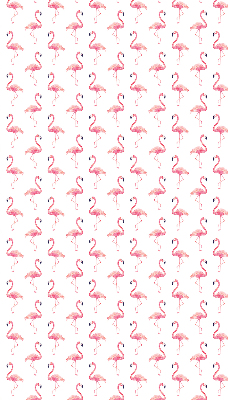 Fenster Rollo mit Flamingo-Motiv