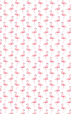 Fenster Rollo mit Flamingo-Motiv