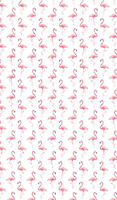 Fenster Rollo mit Flamingo-Motiv