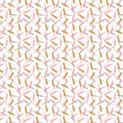 Verdunkelungsrollo mit Buntstift-Motiv
