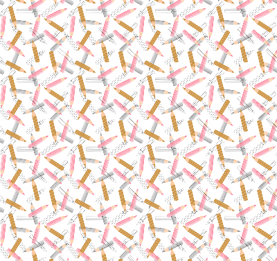 Verdunkelungsrollo mit Buntstift-Motiv
