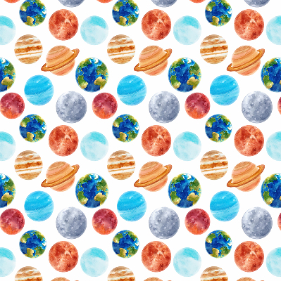 Verdunkelungsrollo mit Motiv Planeten