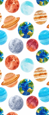 Verdunkelungsrollo mit Motiv Planeten