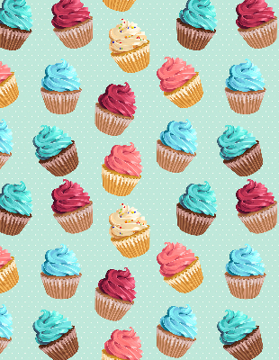Fenster Rollo mit Motiv Cupcakes