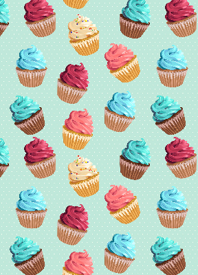 Fenster Rollo mit Motiv Cupcakes