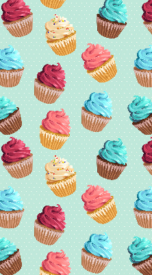 Fenster Rollo mit Motiv Cupcakes